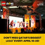 LEGO® SHOWS QATAR 2024 – أكبر حدث لعروض LEGO® في قطر خلال عيد الفطر